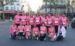La Parisienne : ambiance chaleureuse pour les 31 coureuses d'AS Voyages