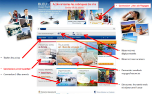 Bleu Voyages mise sur le web pour attirer sa clientèle affaires vers son offre loisirs