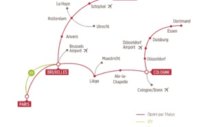 Thalys renforce son programme à 60% de la capacité habituelle dès le 30 août 2020
