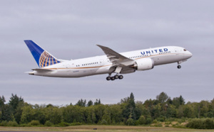 United Airlines reçoit son 1er 787 Dreamliner