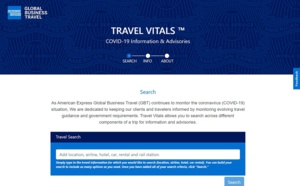 Covid-19 : Amex GBT lance Travel Vitals une plateforme d'infos dynamique