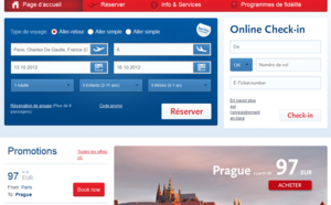 Czech Airlines : le site web grand public fait peau neuve