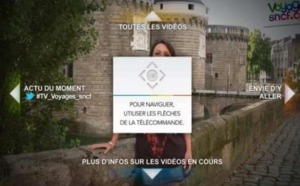 Voyages-sncf.com lance sa première application pour télévision interactive