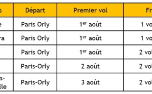 Vueling ajoute 5 routes au départ de Paris Orly en août