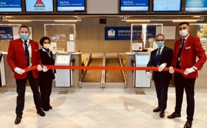 Aeromexico installe des bornes libre service pour l'enregistrement des bagages