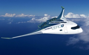 Hydrogène : Airbus présente ses concepts des premiers avions commerciaux "zéro émission" 