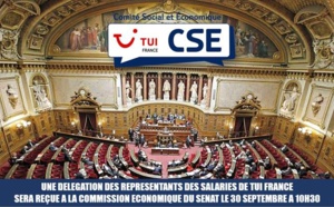 TUI France : une délégation du CSE reçue au Sénat