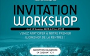 Office du Tourisme des Etats-Unis : workshop à Paris le 19 novembre 2020