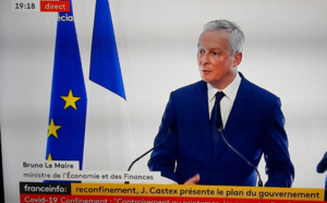 Bruno Le Maire : "Le soutien économique de l'Etat encore plus fort que lors du 1er confinement !"