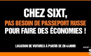 Sixt utilise l'exil russe de Depardieu dans une nouvelle campagne de communication