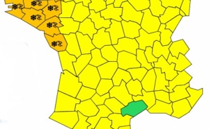 Neige : 7 départements français en alerte orange pour la nuit de jeudi à vendredi