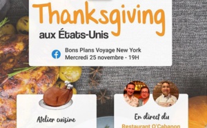Thanksgiving : Voyage en français propose de cuisiner avec un chef en direct de... New York !