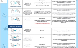 Martinique et Guadeloupe : le test Covid obligatoire pour les voyageurs en provenance de Guyane