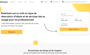 RateHawk lance la vente de billets d’avion