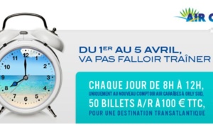 Air Caraïbes : des billets A/R à 100 € TTC du 1er au 5 avril 2013