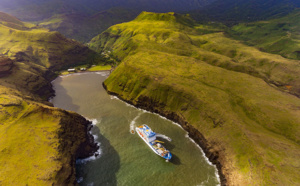 Polynésie : le cargo-mixte Aranui 5 continue à naviguer