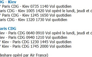 UIA ajoute une rotation sur la liaison entre Paris et Kiev