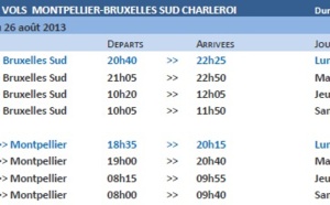 Ryanair ajoute une fréquence, chaque lundi, entre Montpellier et Bruxelles