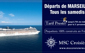 MSC Croisières : nouvelle campagne publicitaire à Marseille et Neuilly