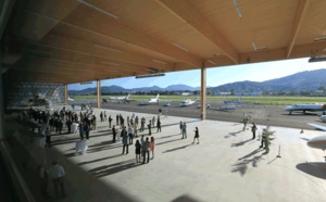 L’aéroport de Cannes Mandelieu inaugure un nouveau hangar pour jets