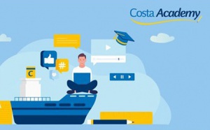 Formation Costa Croisières : déjà 4 modules disponibles dans la « Costa Academy »