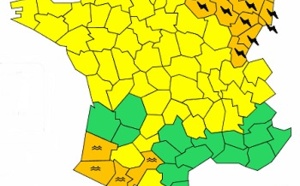 Météo France : 19 départements du Nord-Est en vigilance orange aux orages