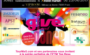 “Tour Managers”/Give and Dance : CEDIV rejoint les partenaires de la  soirée Top Resa
