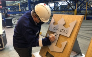 Royal Caribbean débute la construction de l'Icon of the Seas, son premier navire propulsé au GNL