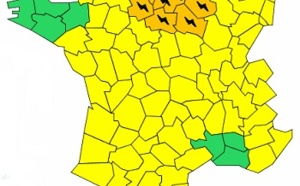 Orages : 21 départements français placés en vigilance orange par Météo France