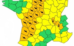 Orages : Météo France place 27 départements en vigilance orange