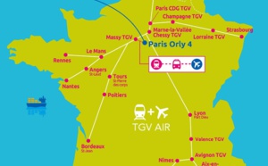 Air France et SNCF ajoutent 7 nouvelles liaisons à leur offre "Train + Air"