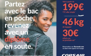 DOM TOM : Corsair lance des tarifs spéciaux pour les bacheliers étudiant en métropole