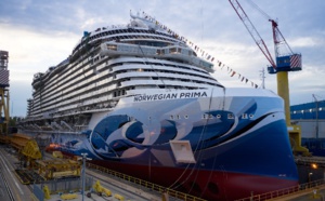 Norwegian Cruise Line : mise à l'eau du Norwegian Prima