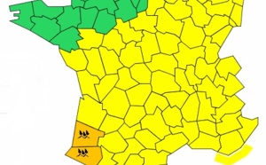 Météo France : 2 départements aquitains en vigilance orange aux orages