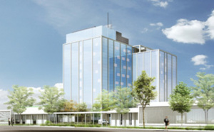 Paris-le Bourget : pose de la première pierre de l'hôtel Marriott