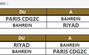 Gulf Air : une rotation quotidienne supplémentaire entre Bahreïn et Riyad dès le 27 octobre 2013