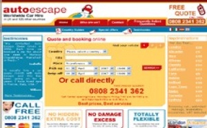 Auto Escape lance son site au Royaume-Uni