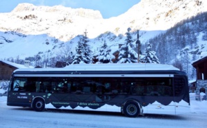 Tignes, Val d'Isère : La Compagnie des Alpes teste un bus électrique