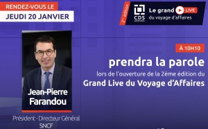 Jean-Pierre FARANDOU inaugure le Grand Live du Voyage d’Affaires organisé par CDS Groupe