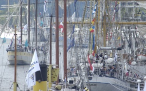 Vue de l'Armada de Rouen. La 8e édition aura lieu du 8 au 18 juin 2023 - DR