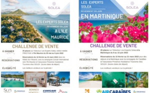 Solea lance deux challenges de ventes sur l'Ile Maurice et la Martinique