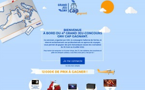 GNV relance son jeu concours "Cap Gagnant"