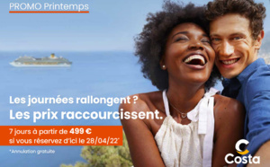 Costa Croisières lance des promotions pour le printemps 