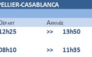 Royal Air Maroc : 3 vols hebdos Montpellier-Casablanca dès le 17 juin 2014