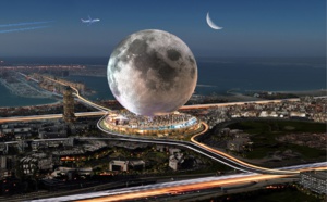Le projet Moon de Las Vegas prévoit notamment une surface lunaire et une authentique colonie lunaire en activité - DR : Moon World Resorts