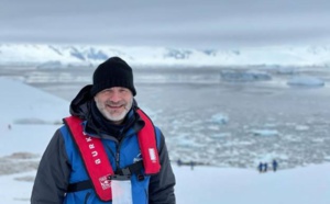 Nicolas Bilek lors d'un récent voyage d'Aurora Expeditions en Antarctique - Crédit : Expéditions Aurora 