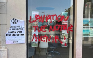 Vandalisme : l'agence Havas Voyages de Lyon cible des écologistes