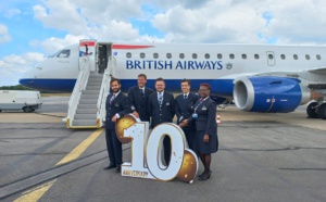 British Airways fête ses 10 ans de présence à Quimper et relance la ligne vers Londres City - Photo DR Facebook
