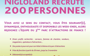 Nigloland : 200 postes à pourvoir pour la saison 2014