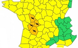 Orages : 4 départements en alerte orange